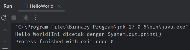 Output println