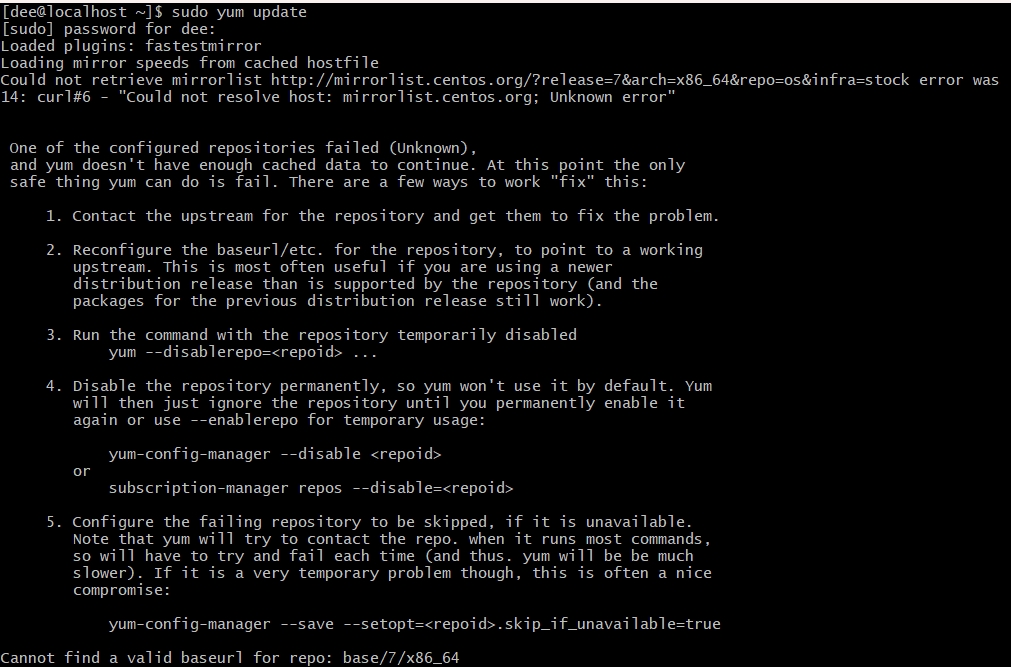 Error Repository