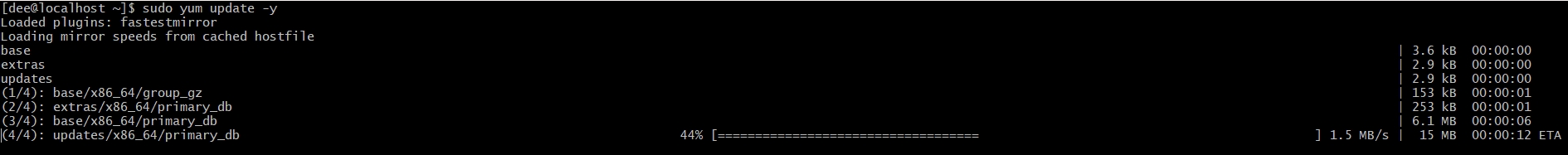 Proses update repository